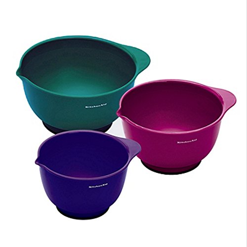 kitchenaid plastic mixing bowl set