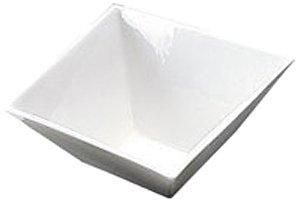 American Metalcraft SQB55 4-7/8-Inch Square Porcelain Bowl, 13-Ounce