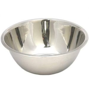 Chef Craft Stainless Steel Mixing Bowl, 5-Quart, Silver
