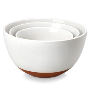 MALACASA Ceramic Mixing Bowls, Large Serving Bowls for Mixing,
