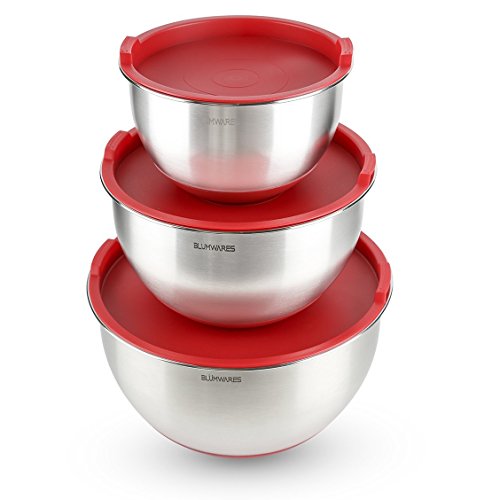 non skid mixing bowls with lids