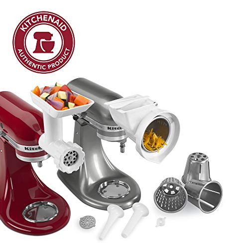 KitchenAid KGSSA Stand Mixer Attachment Pack 2 with Food Grinder, Rotor