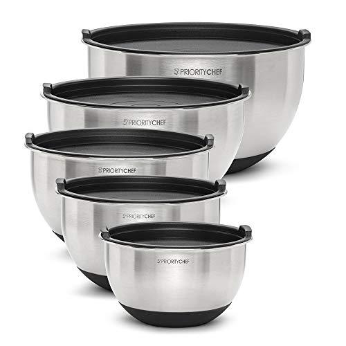 non skid mixing bowls with lids
