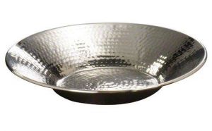 American Metalcraft HMRD16 Stainless Steel Round Hammered Bowl, 16-Inch