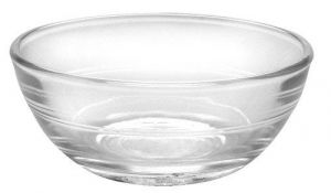Duralex Lys 2-Ounce Clear Round Bowl, Set of 4