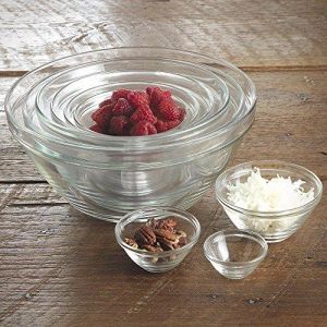 Bormioli Rocco Pompei 9-Piece Nested Bowl Set