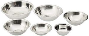 Cook Pro 717 5-Piece Stainless Steel Mixing Bowl Set