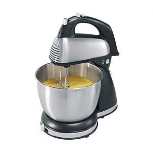 Hamilton Beach 64650 6-Speed Classic Stand Mixer, Stainless Steel