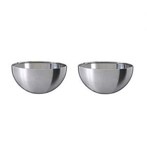 Ikea Blanda Blank Seving Bowl, Stainless Steel, Set of 2