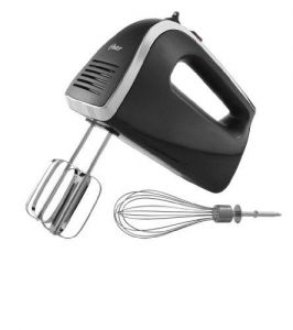 Oster FPSTHM2578 6-Speed Retractable Cord Hand Mixer with Clean Start, Black