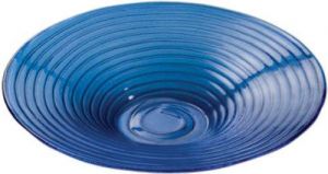 American Metalcraft GBB20 Round Glacier Glass Bowl, 18-1/2-Inch, Blue