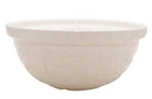 Mason Cash Flour Power Mixing Bowl, Cream, 4.25-Quart
