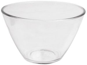 Anchor Hocking Splash Proof Mixing Bowl with Silicone No Slip Base, 2-Quart, Cherry, Set of 4