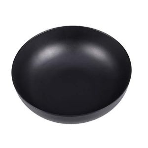 DOITOOL Large Black Bowls Imitation Porcelain Bowl Large