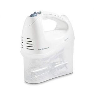 Hamilton Beach 62682RZ Hand Mixer with Snap-On Case, White