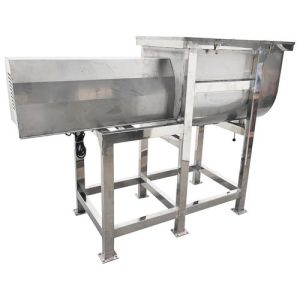 EQCOTWEA Horizontal Mixer,304 Stainless Steel Dry Wet