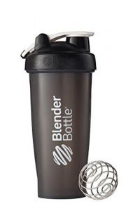 BlenderBottle Classic Loop Top Shaker Bottle, Black, 28 Ounce