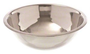 Browne Foodservice S777 Stainless Steel Mixing Bowl, 13-1/4-Inch, Silver
